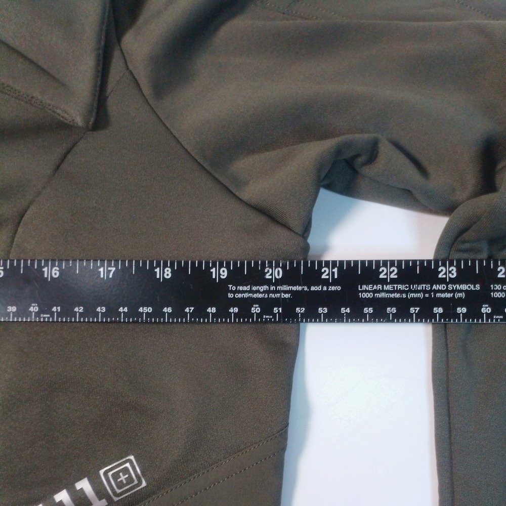 5.11 Tactical Womens Asymmetrical Zip Softshell Jacket Ranger Green Large 62075 - Picture 8 of 16